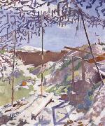 Sir William Orpen, A German Gunners Shelter,Warlencourt